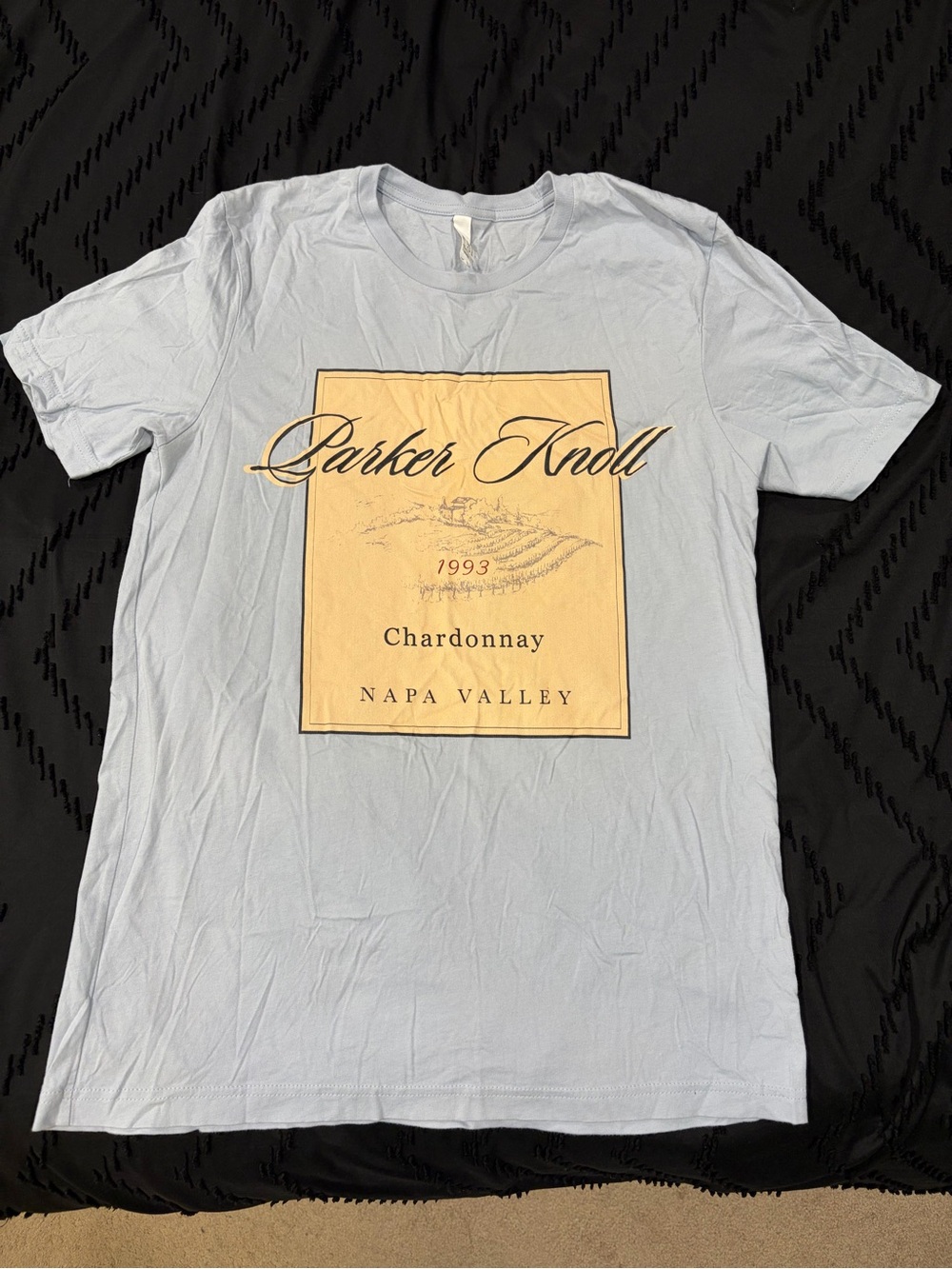 Light Blue Napa Valley Chardonnay Graphic Tee